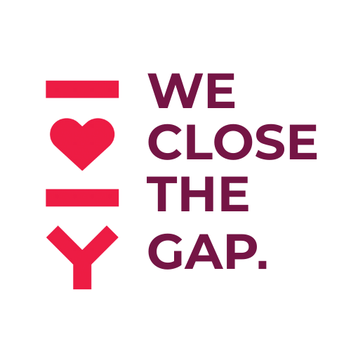 we close the gap logo
